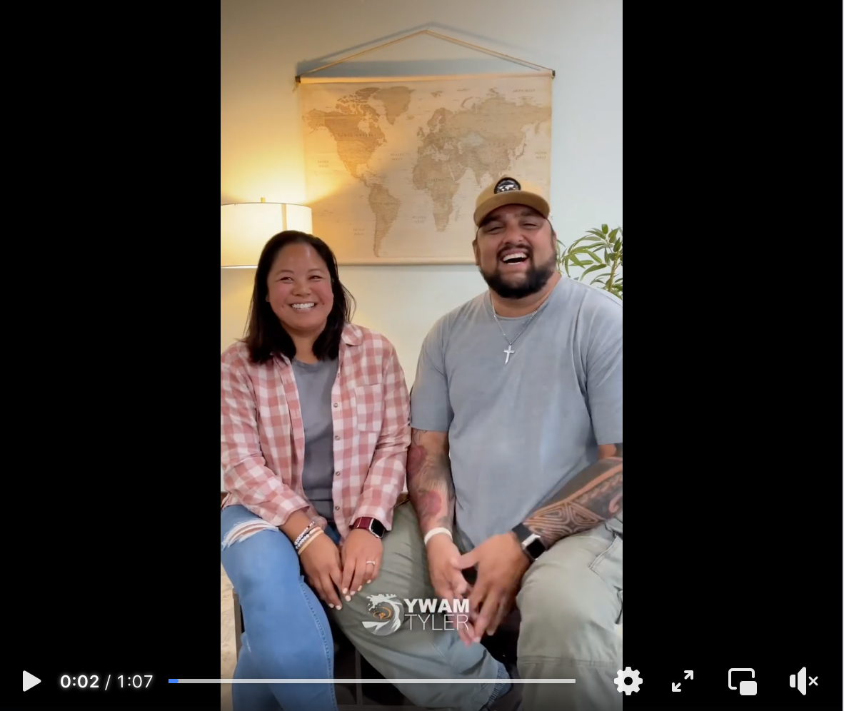 Brandee and Kina lee sitting together talking about the fires in Maui