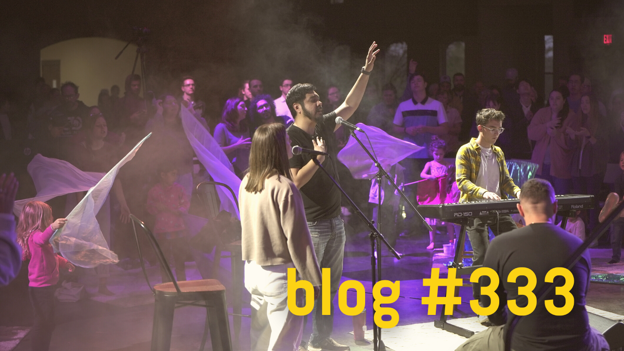 worship with crowd at ywam tyler