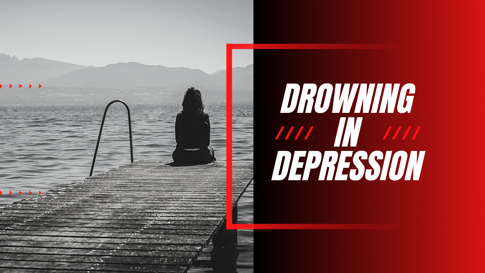 drowning in depression